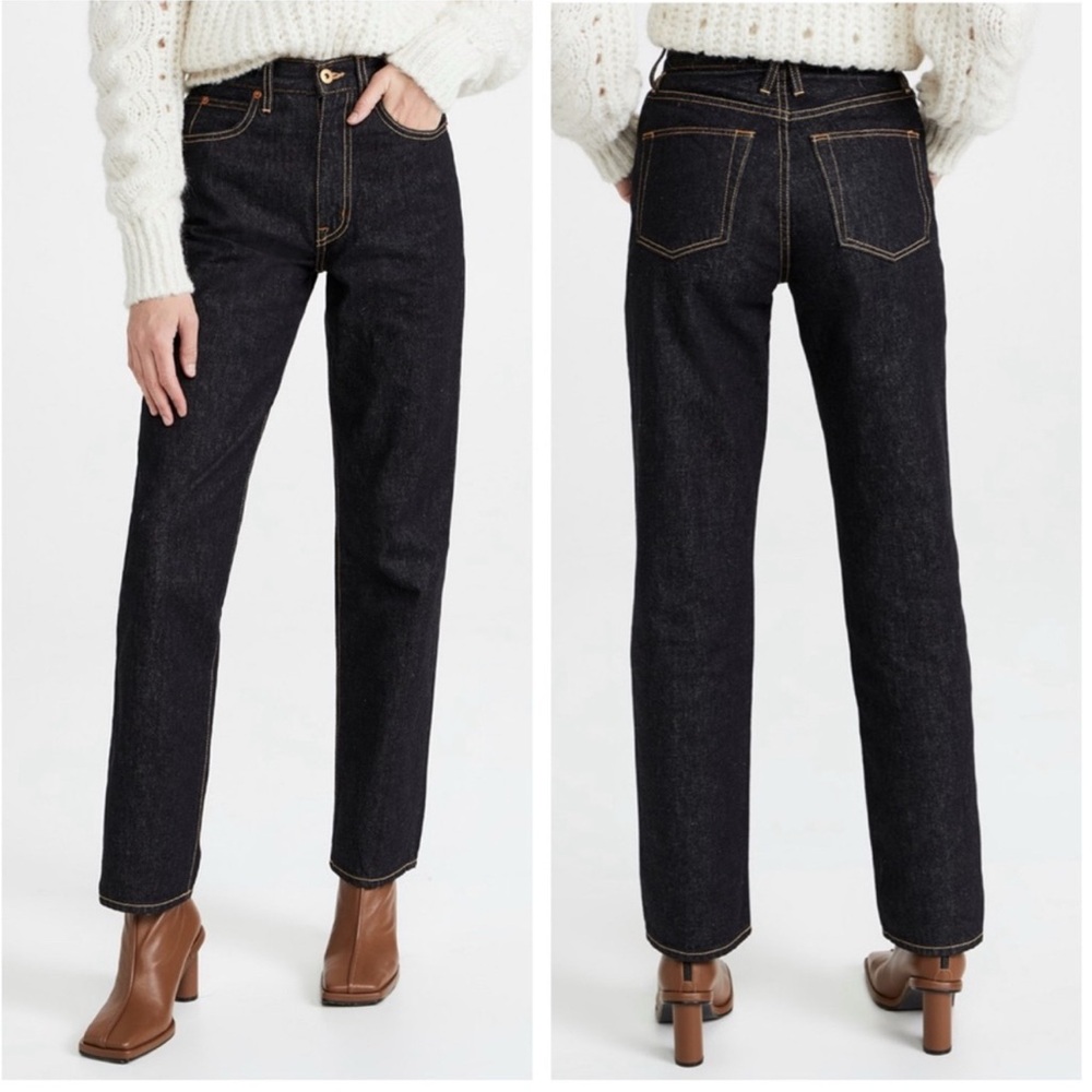 SLVRLAKE Women's High Waisted Straight Jeans